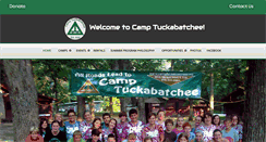 Desktop Screenshot of camptuckabatchee.org